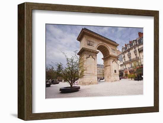 Porte Guillaume and Place Darcy in the Centre of Dijon, Burgundy, France, Europe-Julian Elliott-Framed Photographic Print