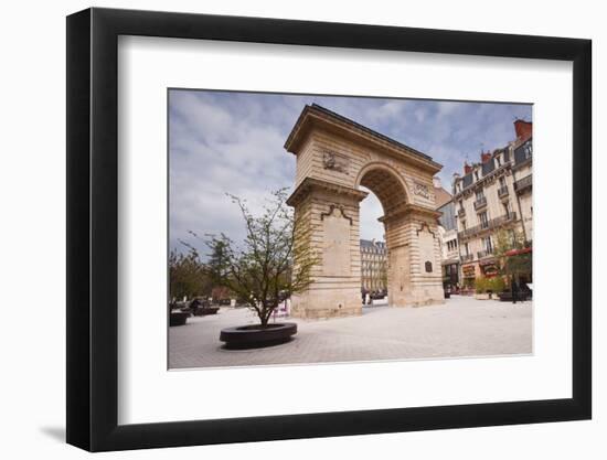 Porte Guillaume and Place Darcy in the Centre of Dijon, Burgundy, France, Europe-Julian Elliott-Framed Photographic Print