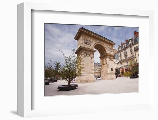 Porte Guillaume and Place Darcy in the Centre of Dijon, Burgundy, France, Europe-Julian Elliott-Framed Photographic Print