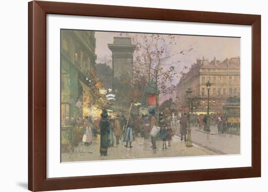 Porte Saint-Denis-Eugene Galien Laloue-Framed Premium Giclee Print