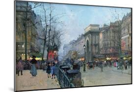 Porte Saint-Martin-Eugene Galien-Laloue-Mounted Giclee Print