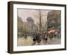 Porte St. Denis, Paris-Eugene Galien-Laloue-Framed Giclee Print