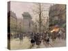 Porte St. Denis, Paris-Eugene Galien-Laloue-Stretched Canvas