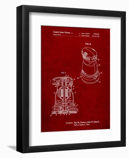 Porter Cable Palm Grip Sander Patent-Cole Borders-Framed Art Print