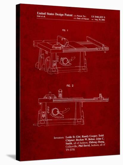 Porter Cable Table Saw Patent-Cole Borders-Stretched Canvas