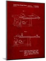 Porter Cable Table Saw Patent-Cole Borders-Mounted Art Print