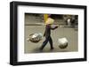 Porter in the Old Quarter, Hanoi, Vietnam, Indochina, Southeast Asia, Asia-Bruno Morandi-Framed Photographic Print