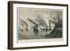 Porter's Bombardment of Grand Gulf, C.1863-Thomas Nast-Framed Giclee Print