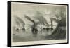 Porter's Bombardment of Grand Gulf, C.1863-Thomas Nast-Framed Stretched Canvas