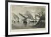 Porter's Bombardment of Grand Gulf, C.1863-Thomas Nast-Framed Giclee Print