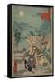 Porters Drop a Man Being Carried in a Sedan Chair-Ando Hiroshige-Framed Stretched Canvas