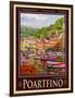 Portfino Italian Riviera 1-Anna Siena-Framed Giclee Print