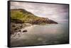 Porth Nanven, a rocky cove near Land's End, England-Andrew Michael-Framed Stretched Canvas