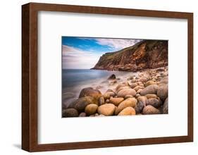 Porth Nanven, a rocky cove near Land's End, England-Andrew Michael-Framed Photographic Print