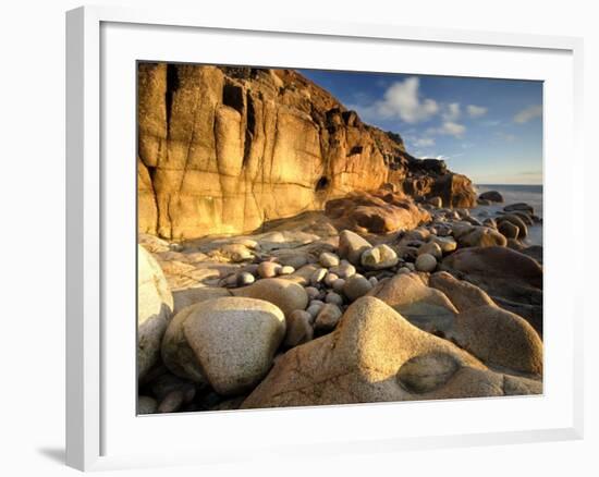 Porth Nanven, Nr St Just, Cornwall, UK-Ross Hoddinott-Framed Photographic Print