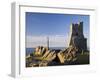 Porth Newydd on Castle Point, Aberystwyth, Ceredigion, Dyfed, Wales, UK-Pearl Bucknall-Framed Photographic Print