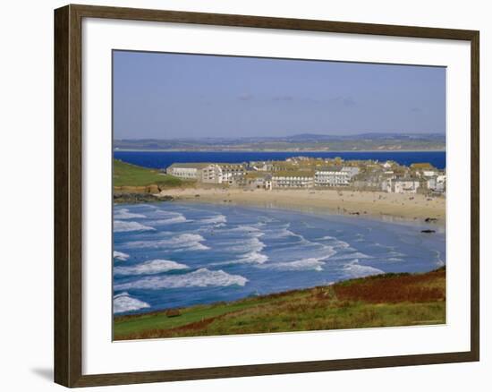 Porthmeor Beach, St. Ives, Cornwall, England, UK-Ken Gillham-Framed Photographic Print