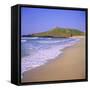 Porthmeor Beach, St. Ives, Cornwall, England, UK-Roy Rainford-Framed Stretched Canvas