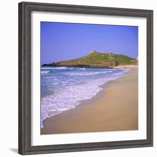 Porthmeor Beach, St. Ives, Cornwall, England, UK-Roy Rainford-Framed Photographic Print