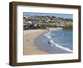 Porthmeor Beach, St. Ives, Cornwall, England, United Kingdom, Europe-Jeremy Lightfoot-Framed Photographic Print