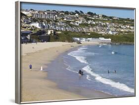 Porthmeor Beach, St. Ives, Cornwall, England, United Kingdom, Europe-Jeremy Lightfoot-Framed Photographic Print