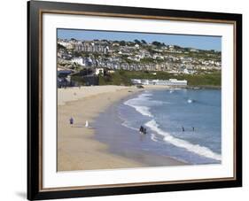 Porthmeor Beach, St. Ives, Cornwall, England, United Kingdom, Europe-Jeremy Lightfoot-Framed Photographic Print