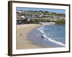 Porthmeor Beach, St. Ives, Cornwall, England, United Kingdom, Europe-Jeremy Lightfoot-Framed Photographic Print