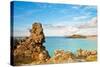 Porthmeor Beach, the Island, St. Ives, Cornwall, England, United Kingdom, Europe-Kav Dadfar-Stretched Canvas