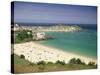 Porthminster Beach and Harbour, St. Ives, Cornwall, England, United Kingdom, Europe-Gavin Hellier-Stretched Canvas