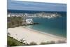Porthminster Beach and Harbour, St. Ives, Cornwall, England, United Kingdom, Europe-Stuart Black-Mounted Photographic Print