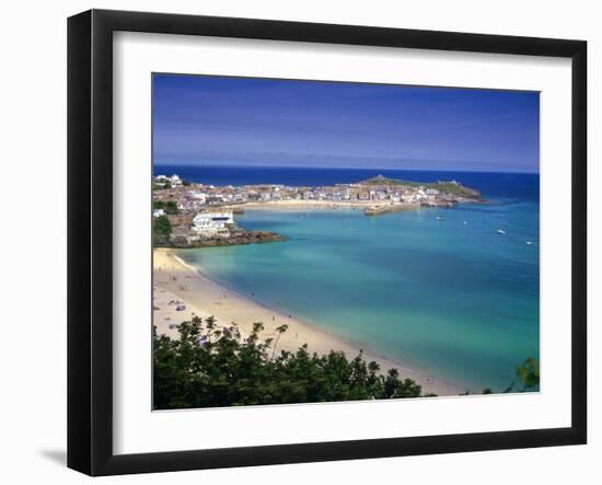 Porthminster Beach, St. Ives, Cornwal, England-Gavin Hellier-Framed Photographic Print