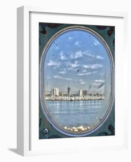 Porthole Views-Toula Mavridou-Messer-Framed Giclee Print