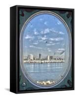 Porthole Views-Toula Mavridou-Messer-Framed Stretched Canvas