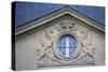 Porthole with Rampant Lions, Louvois Castle-null-Stretched Canvas