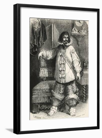 Porthos, Illustration from Three Musketeers-Alexandre Dumas-Framed Giclee Print