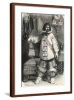 Porthos, Illustration from Three Musketeers-Alexandre Dumas-Framed Giclee Print