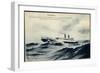 Porthos, Messageries Maritimes, Dampfer Auf See-null-Framed Giclee Print
