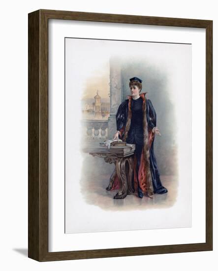 Portia, 1891-Fanny Bowers-Framed Giclee Print
