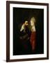 Portia and Shylock from 'The Merchant of Venice' Act IV, Scene I, c.1778-Edward Alcock-Framed Giclee Print