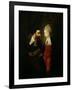 Portia and Shylock from 'The Merchant of Venice' Act IV, Scene I, c.1778-Edward Alcock-Framed Giclee Print