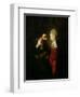 Portia and Shylock from 'The Merchant of Venice' Act IV, Scene I, c.1778-Edward Alcock-Framed Giclee Print