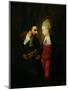 Portia and Shylock from 'The Merchant of Venice' Act IV, Scene I, c.1778-Edward Alcock-Mounted Giclee Print
