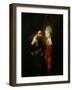 Portia and Shylock from 'The Merchant of Venice' Act IV, Scene I, c.1778-Edward Alcock-Framed Giclee Print