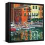 Porticciolo ligure-Daniela Corallo-Framed Stretched Canvas