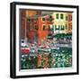 Porticciolo ligure-Daniela Corallo-Framed Art Print