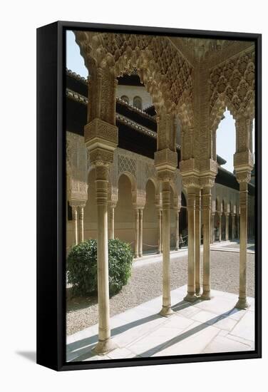 Portico, Court of Lions, Alhambra-null-Framed Stretched Canvas