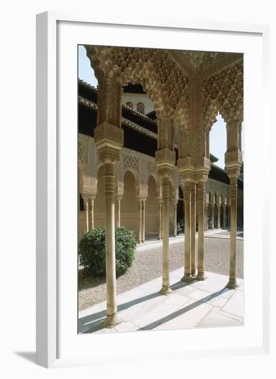 Portico, Court of Lions, Alhambra-null-Framed Photographic Print