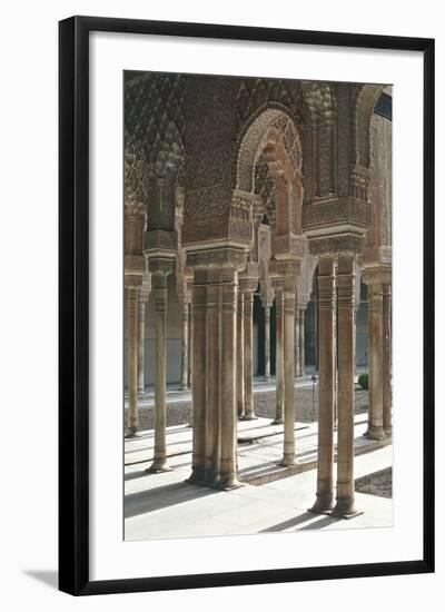 Portico, Court of the Lions, Alhambra-null-Framed Photographic Print