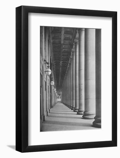 Portico facing Canal Street, Chicago Union Station, Illinois, 1926-null-Framed Photographic Print