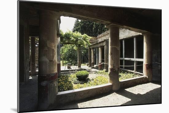 Portico, House of Venus in Shell, Pompeii-null-Mounted Photographic Print